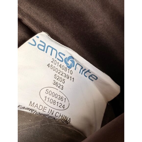 Vintage Brown Samsonite Leather Laptop Bag 12"x16" With Adjustable Strap & Multi - Picture 3 of 12